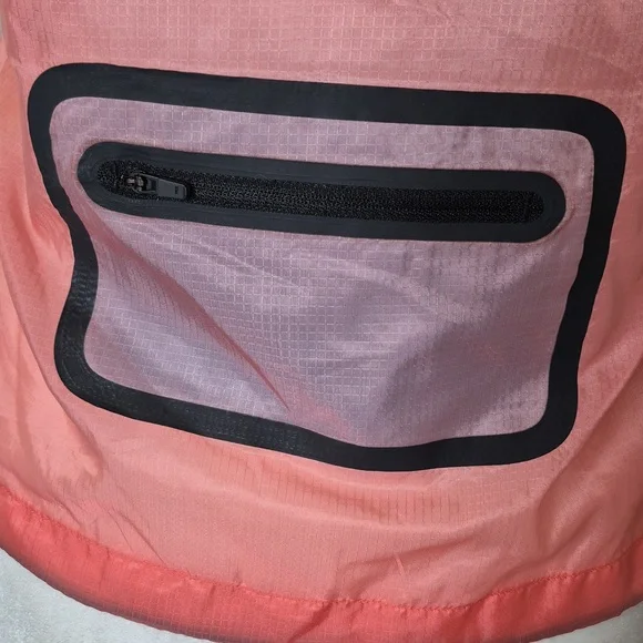 Nike Pink and‎ Yellow Hooded Vest Windbreaker Woman's Size S Colorblock Neon - Picture 7 of 12